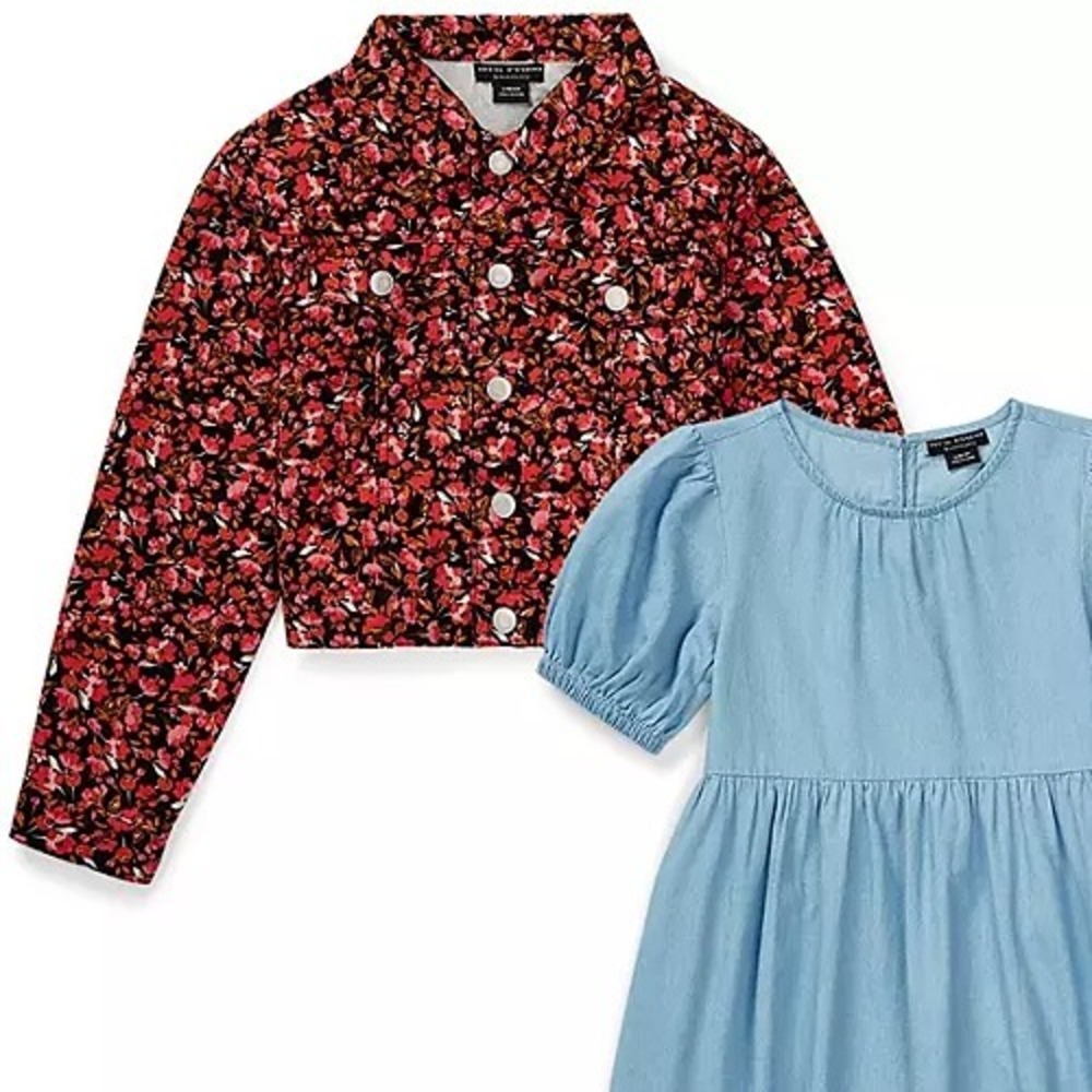 NWT Girls Social Standard by Sanctuary Floral Jacket XL 14/16‎